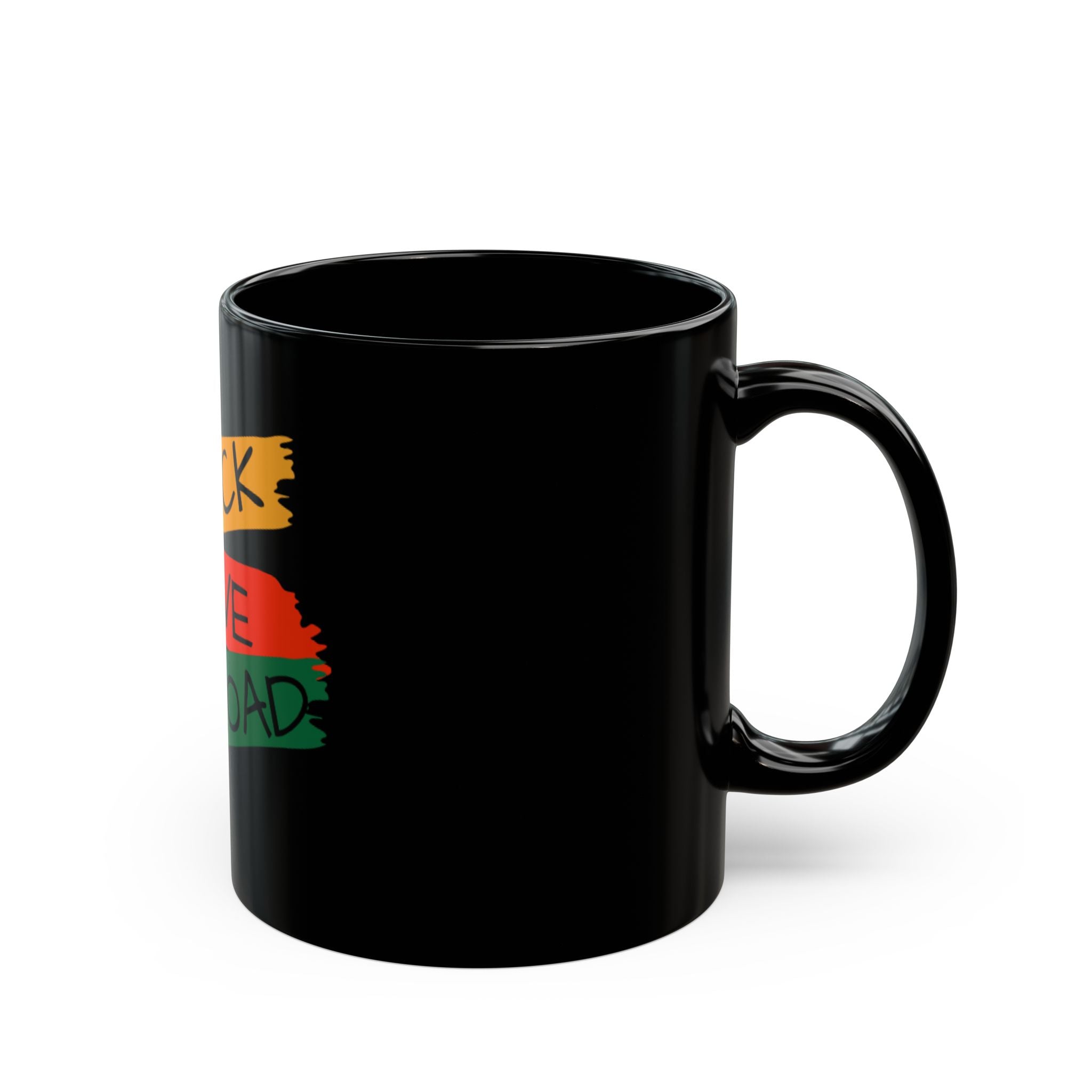 Black Mug — "Black Love Abroad" Pan-African Pride Coffee Cup (11oz & 15oz)